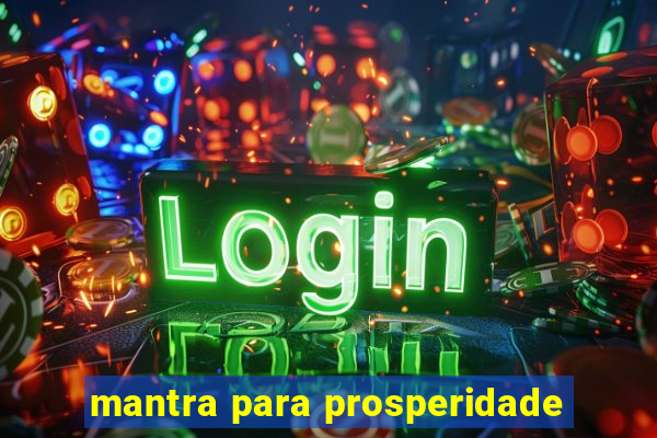 mantra para prosperidade